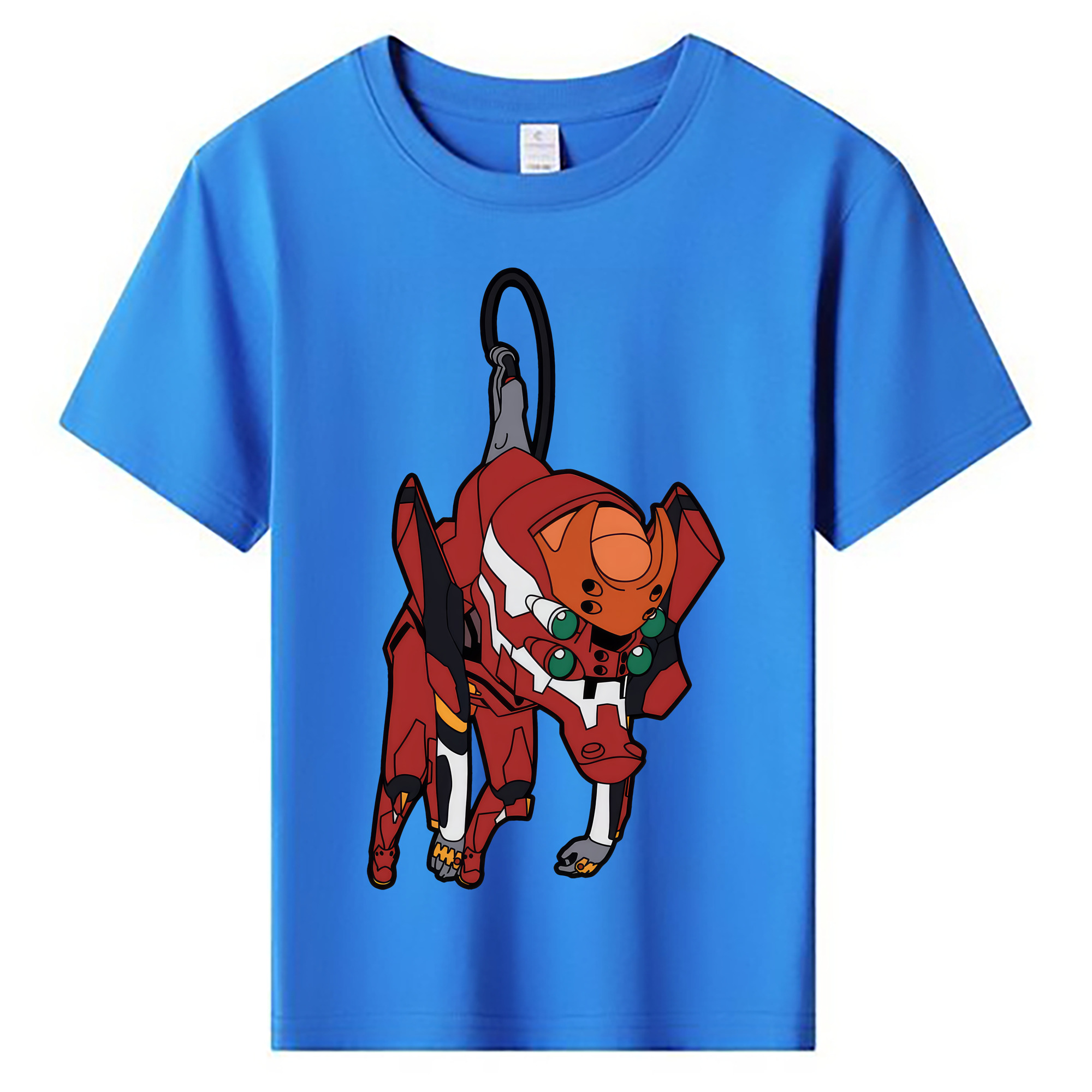 （画像用） EVA 新世紀エヴァンゲリオン 綿100％キッズTシャツ（フロントプリント）